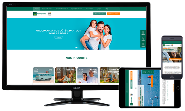 Capture d'écran site e-commerce